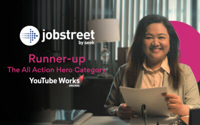 COMCO SEA: Jobstreet by SEEK named runner-up at the YouTube Works Awards Southeast Asia 2023