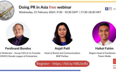 CIPR highlights PR in Asia with the kickoff of its latest webinar